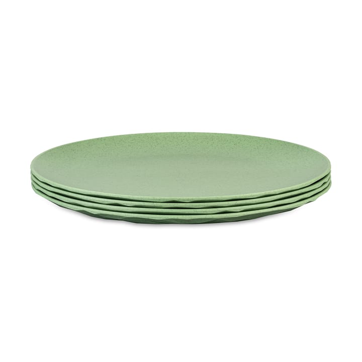 Club prato Ø26 cm 4 unidades em termoplástico biocircular - Verde folha natural - Koziol