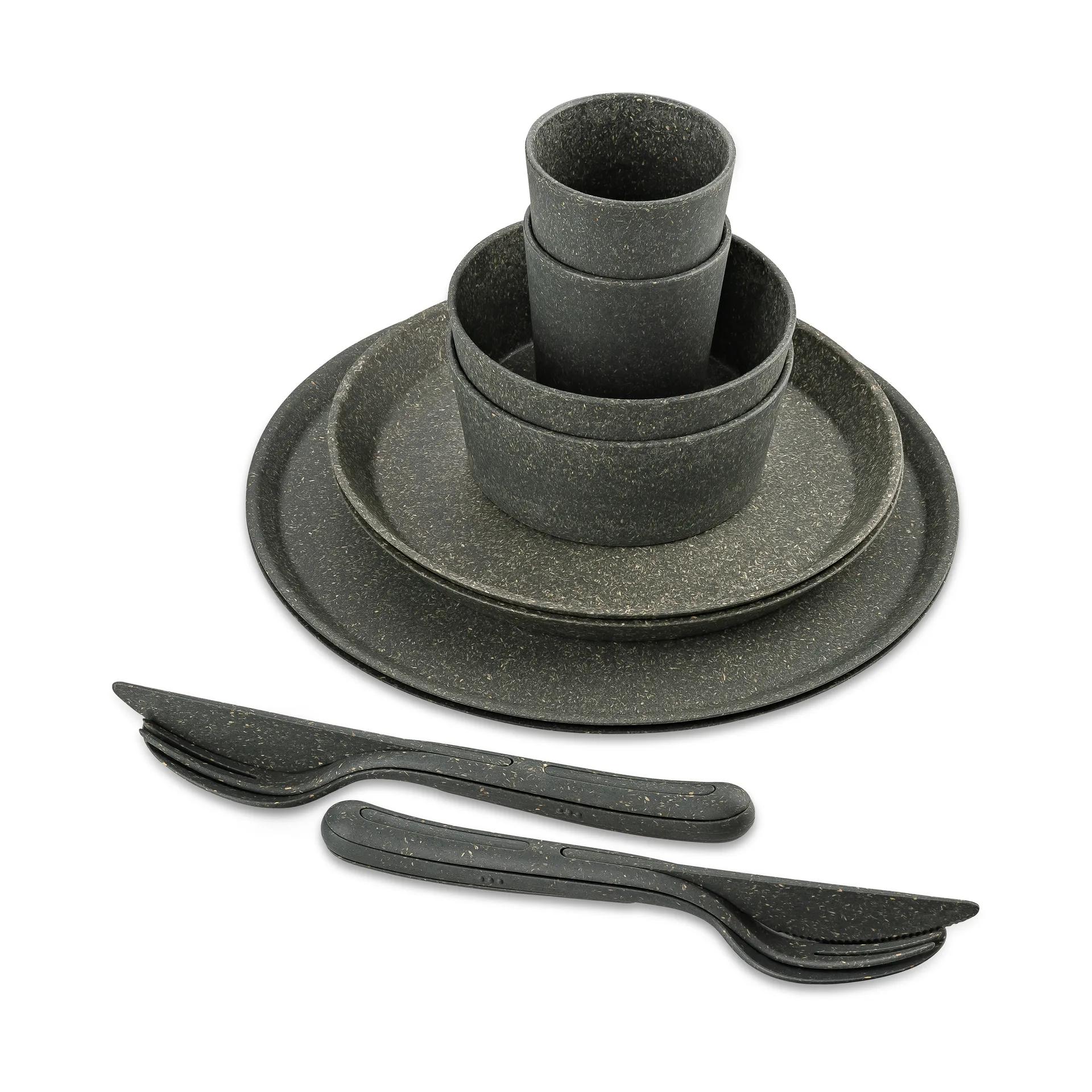 Conjunto de louça de 10 peças Helsinki, Cinzenta natur Koziol