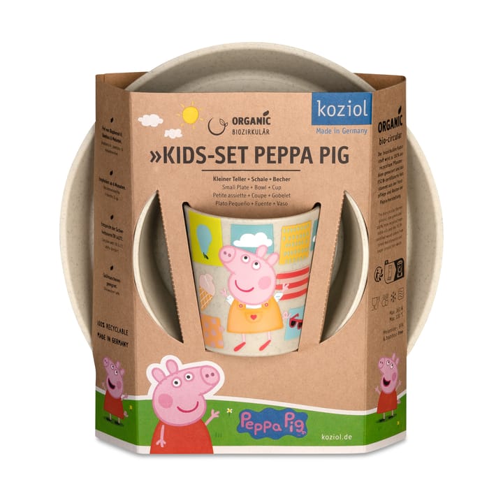 Connect loiça para crianças 3 peças, Greta Pig Koziol