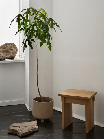 Artisan banco 30x40 cm - Carvalho aquecido laqueado - Kristina Dam Studio