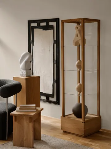 Artisan banco 30x40 cm - Carvalho aquecido laqueado - Kristina Dam Studio