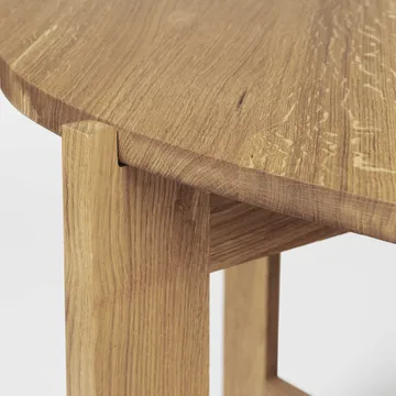 Collector mesa de jantar Ø120x74 cm - Carvalho aquecido laqueado - Kristina Dam Studio