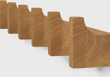 Column cabide 49 cm - Carvalho aquecido oleado - Kristina Dam Studio