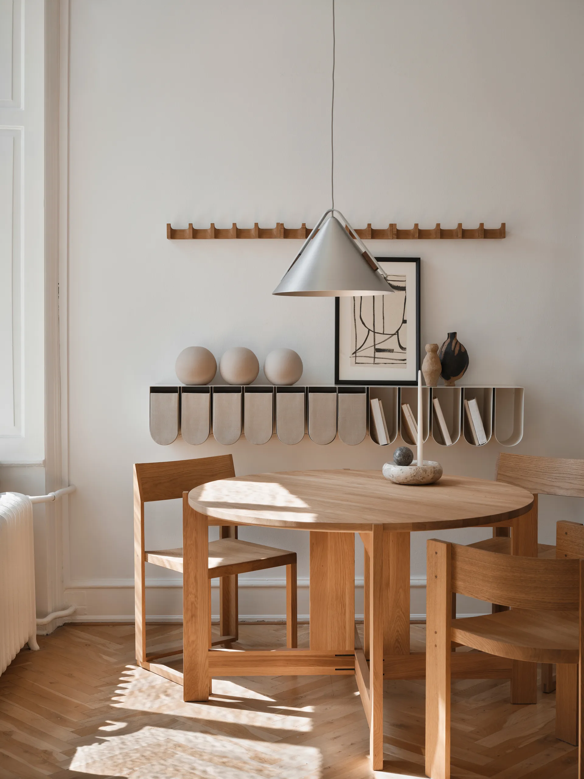 Column cabide 49 cm, Carvalho aquecido oleado Kristina Dam Studio