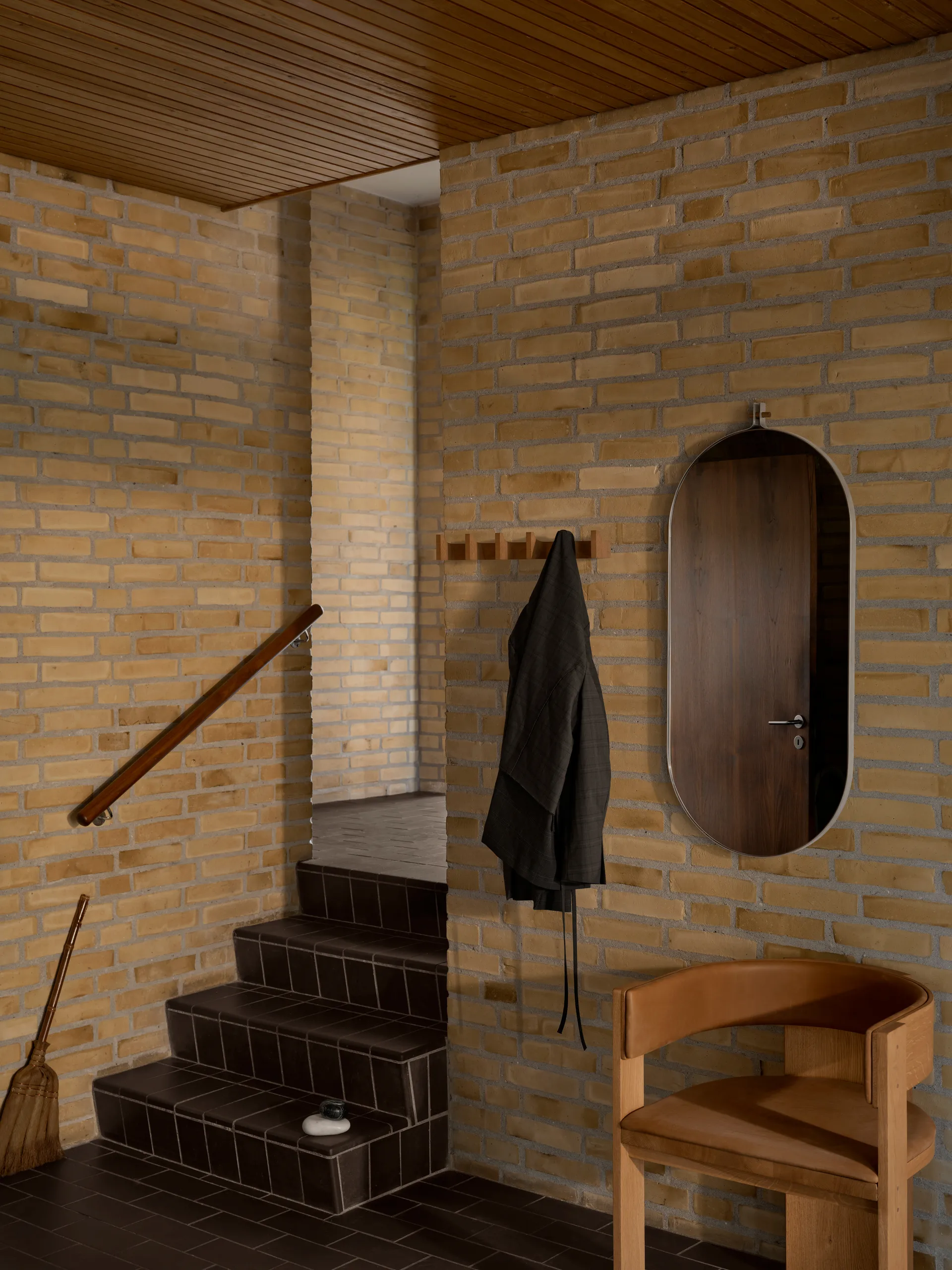 Column cabide 49 cm, Carvalho aquecido oleado Kristina Dam Studio