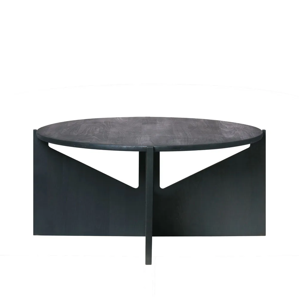 Mesa de centro Table XL, carvalho-preto  Kristina Dam Studio