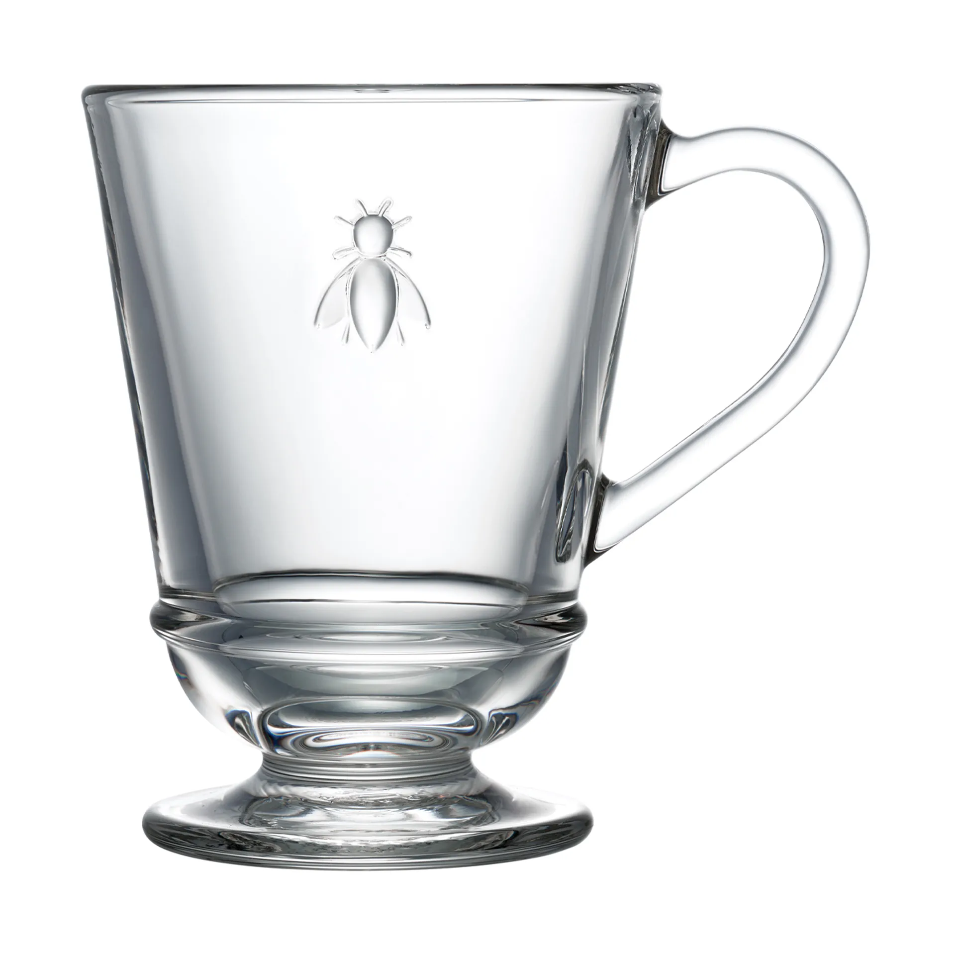 Copo Abeille com ansa 28 cl 6 unid., Transparente La Rochère
