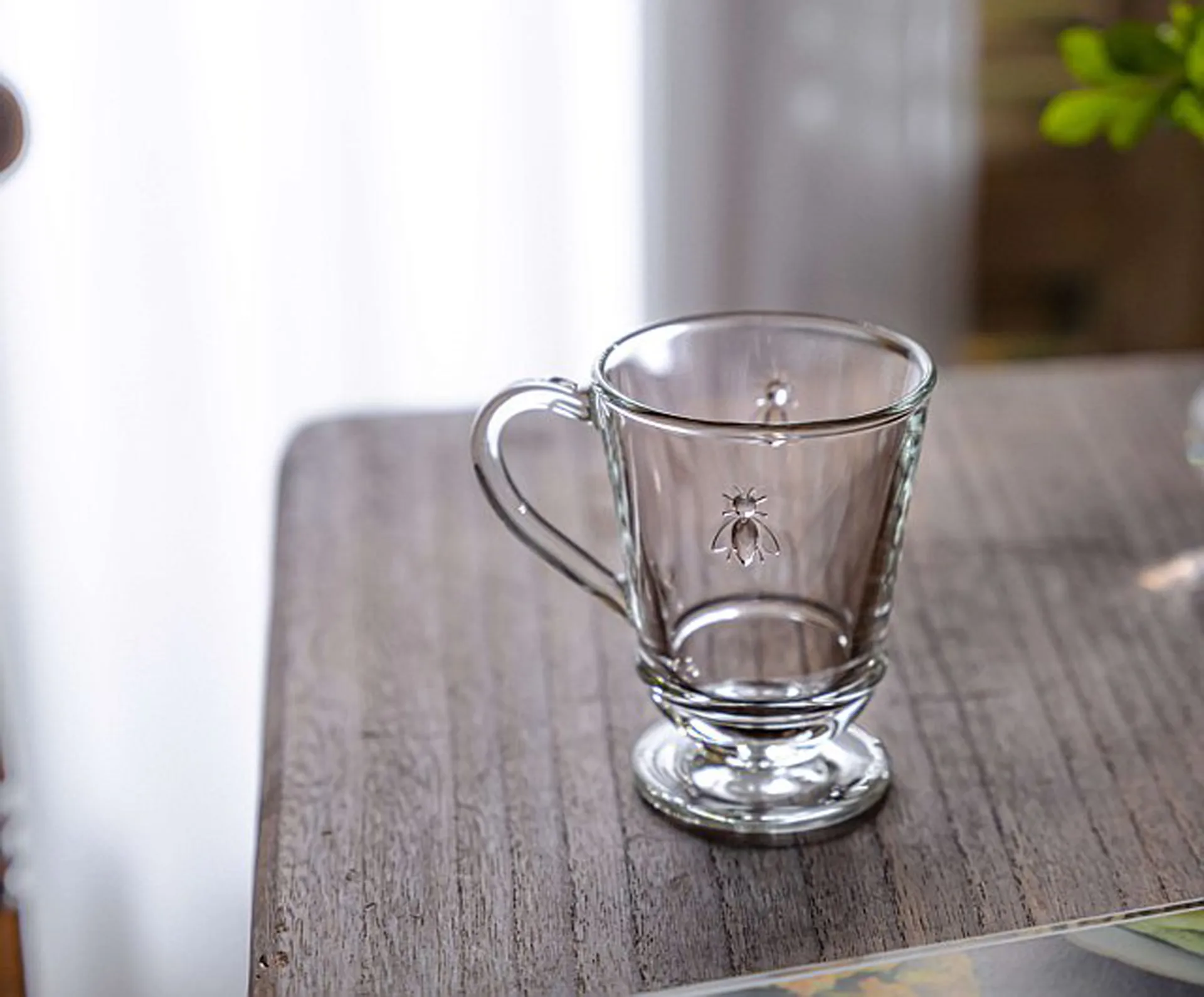 Copo Abeille com ansa 28 cl 6 unid., Transparente La Rochère