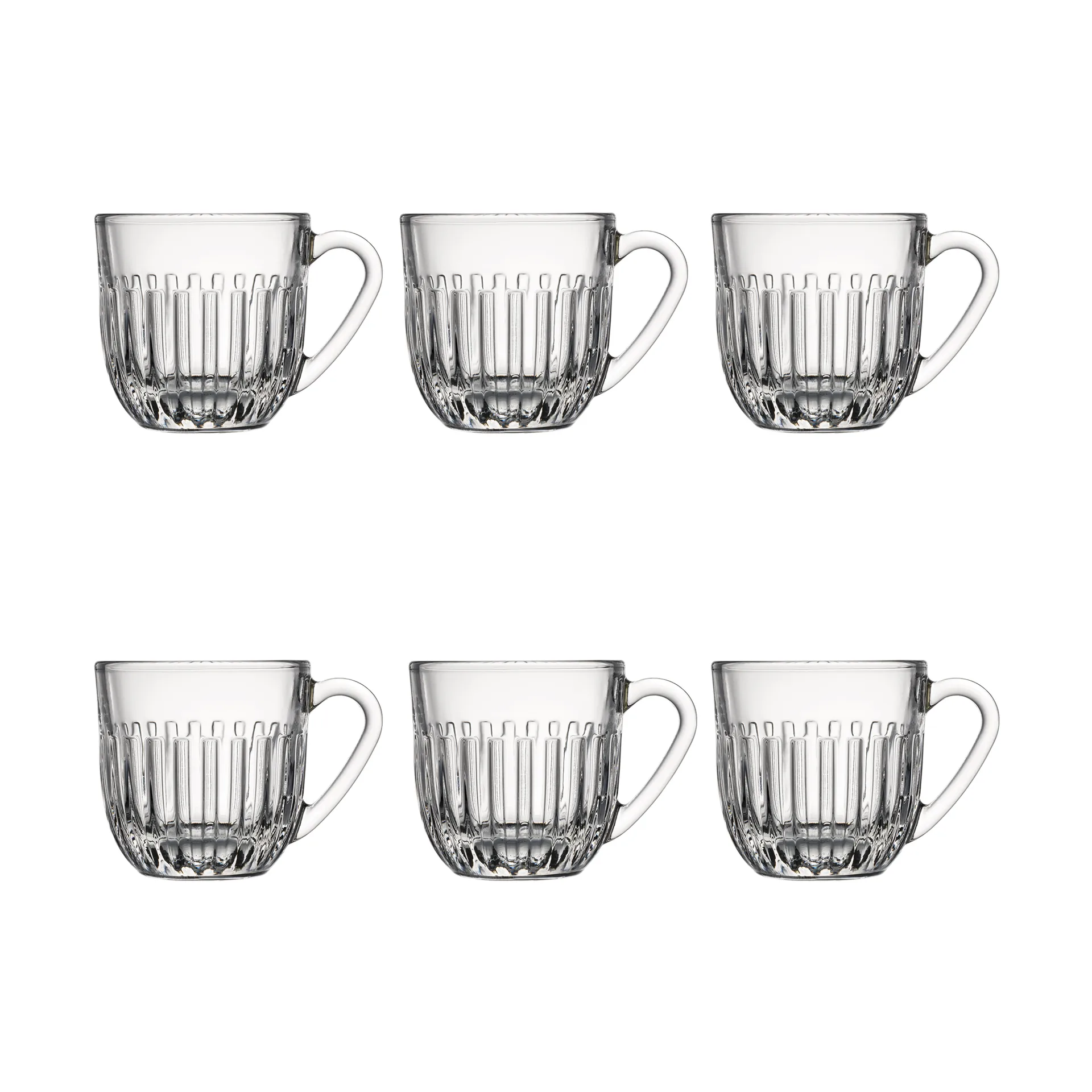 Copo de espresso Ouessant 9cl 6 unid., Transparente La Rochère