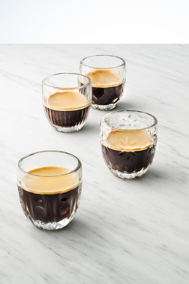 Copo expresso Troquet 10 cl 4 peças - Claro - La Rochère