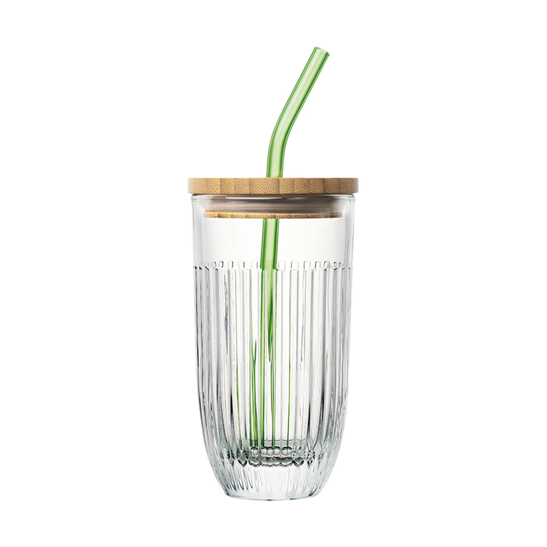 Copos de smoothie Ouessant com tampa e canudo 43 cl, Transparente La Rochère