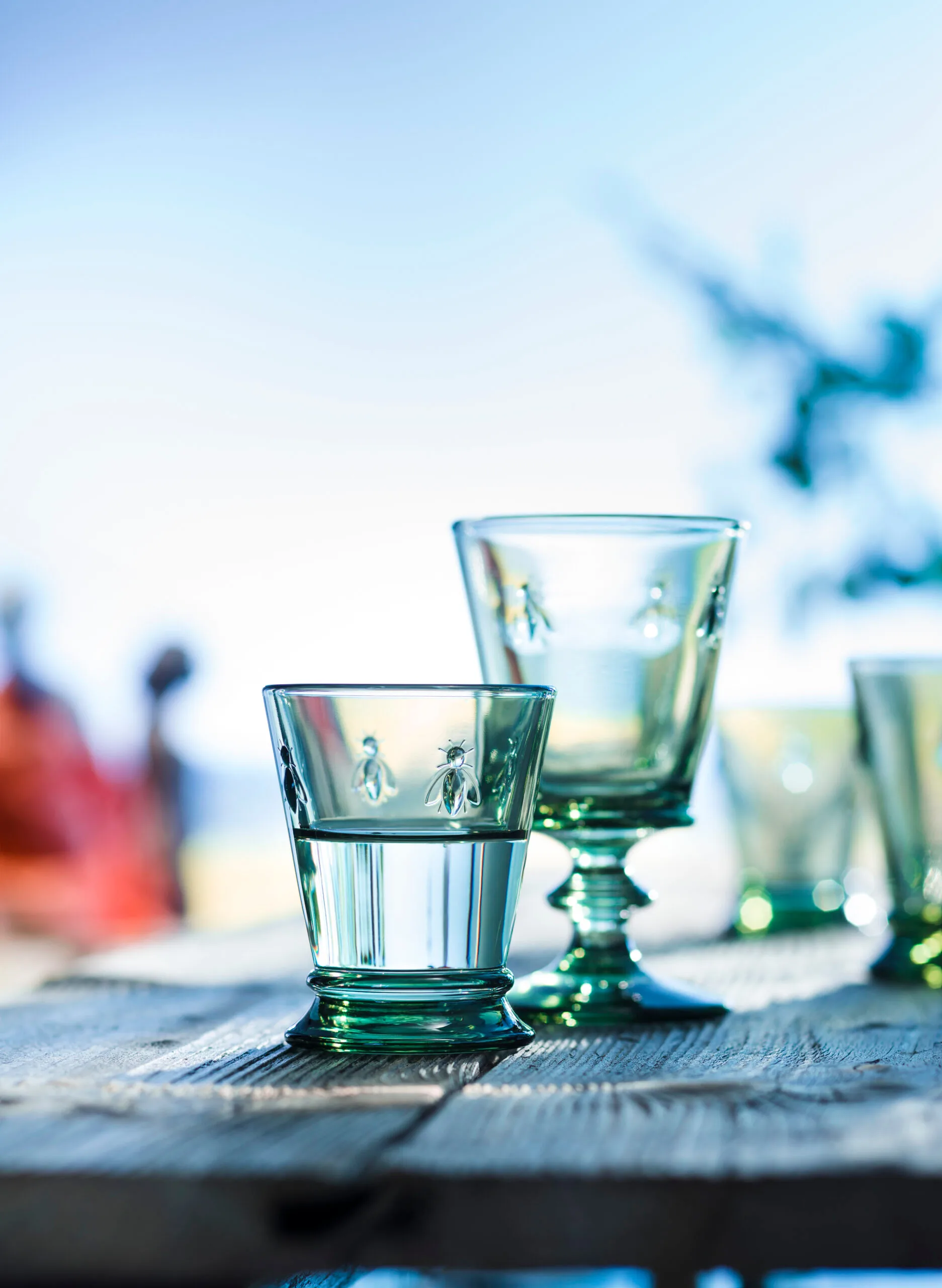 Copos de vinho Abeille 24 cl, 6 un., Verde oliva La Rochère