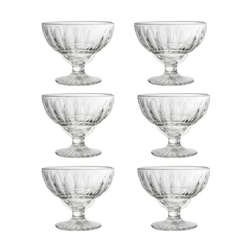 Tigela com pé 40cl 6 unid. - Transparente - La Rochère