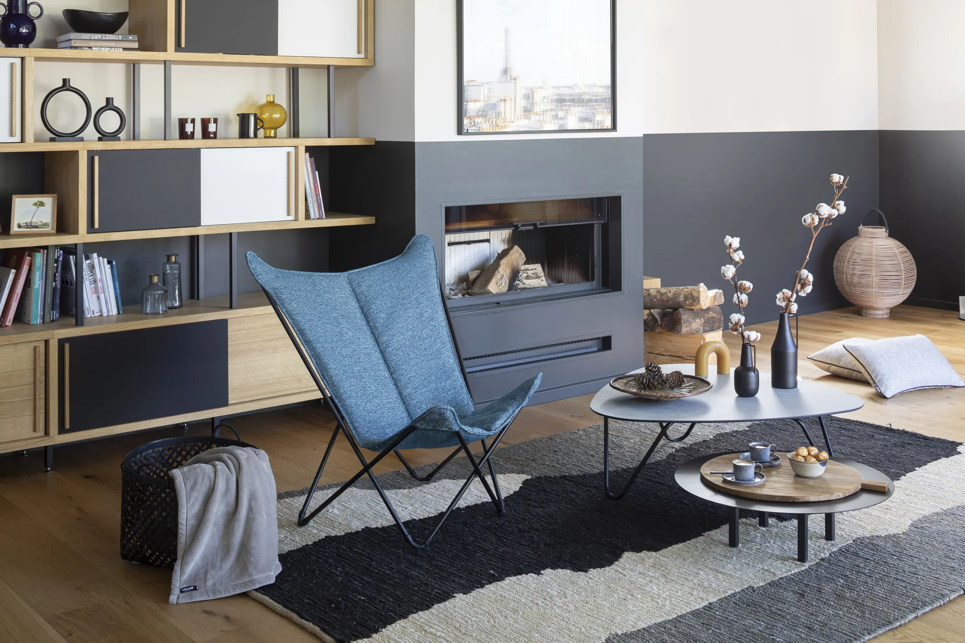 Espreguiçadeira Sphinx, Sunbrella Cobalt Lafuma