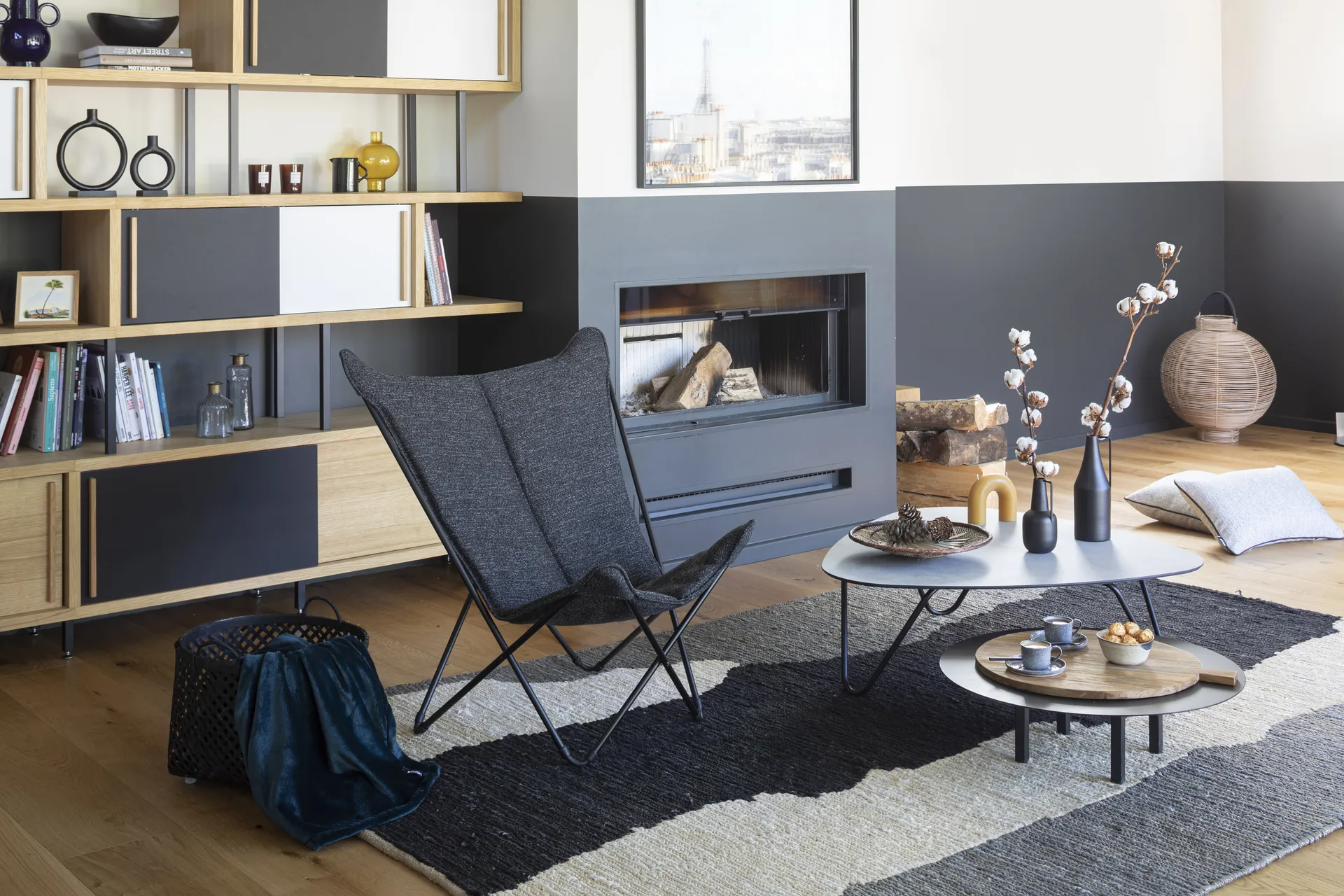 Espreguiçadeira Sphinx, Sunbrella Ebene Lafuma