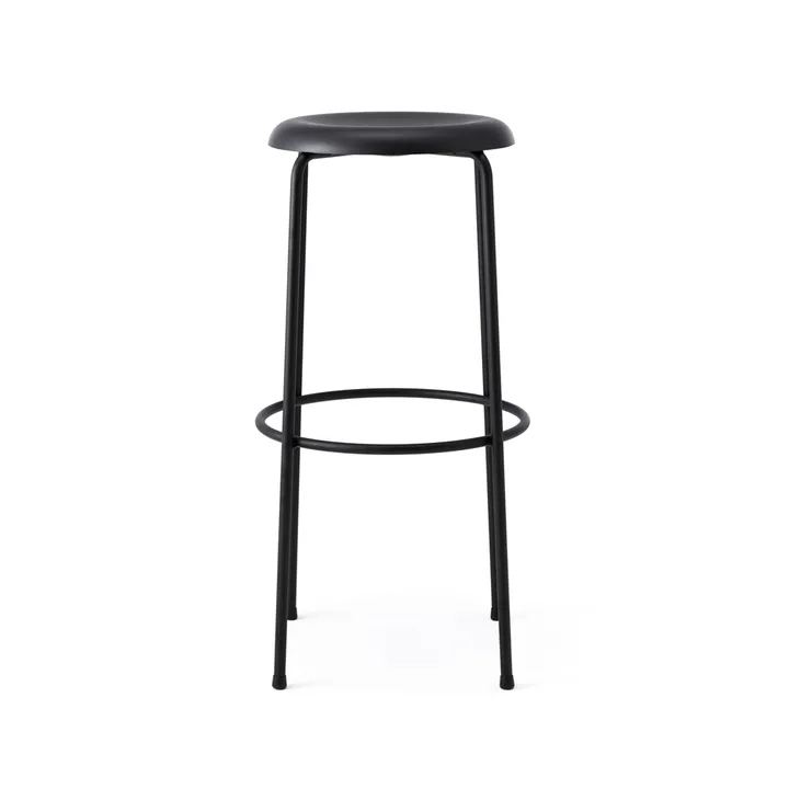 Banqueta alta - Preto-preto, 78 cm - Lammhults