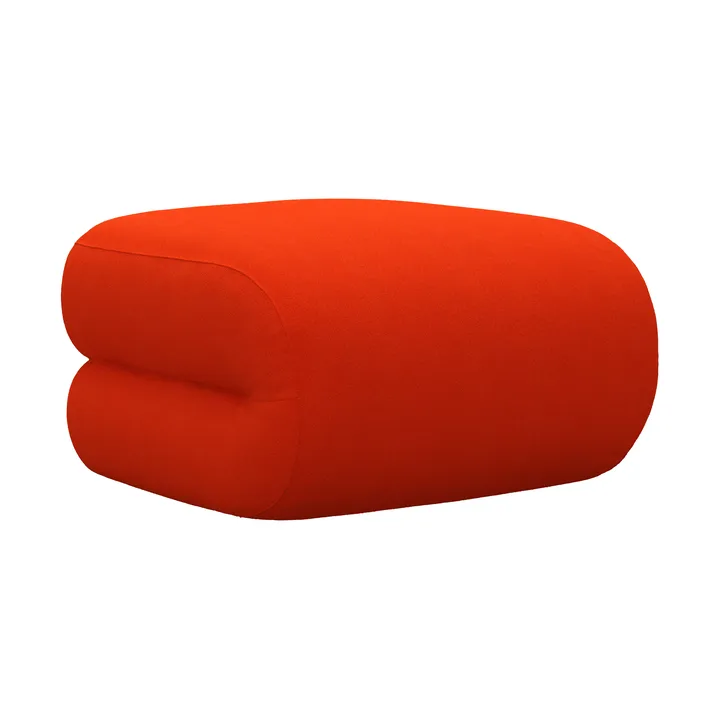 Bau apoio de pés - Vidar 0542 vermelho, reto - Lammhults