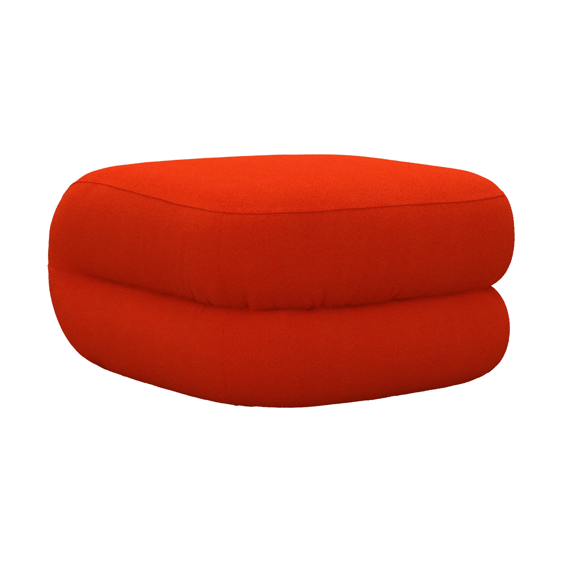 Bau apoio de pés, Vidar 0542 vermelho, reto Lammhults