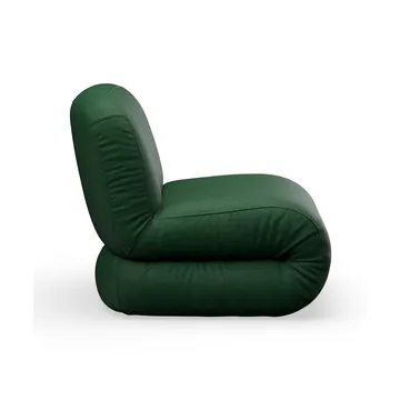 Bau poltrona - Divina melange-verde escuro, reto - Lammhults