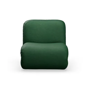 Bau poltrona - Divina melange-verde escuro, reto - Lammhults