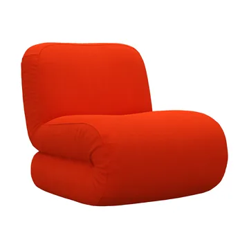 Bau poltrona - Vidar 0542 vermelho, reto - Lammhults