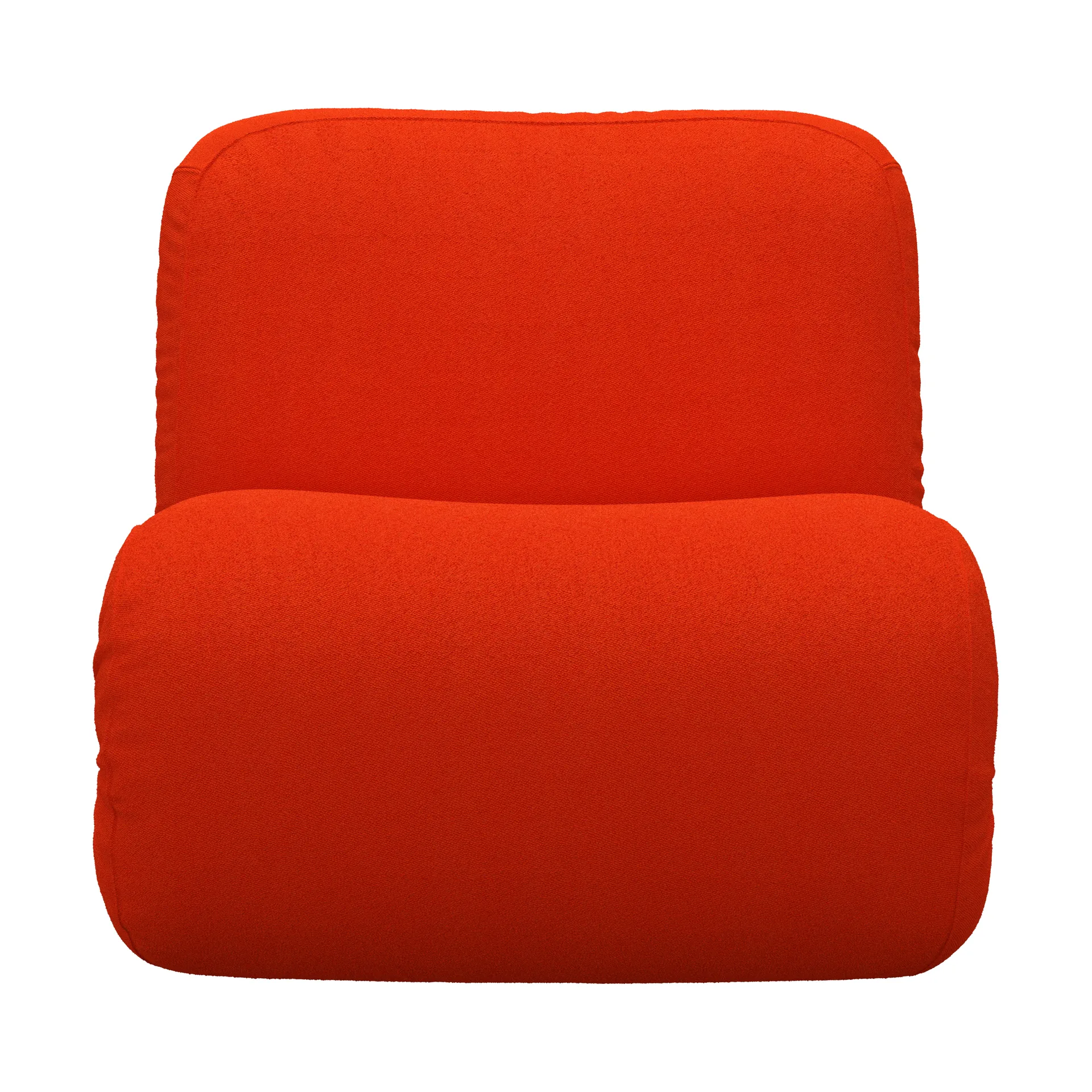 Bau poltrona, Vidar 0542 vermelho, reto Lammhults