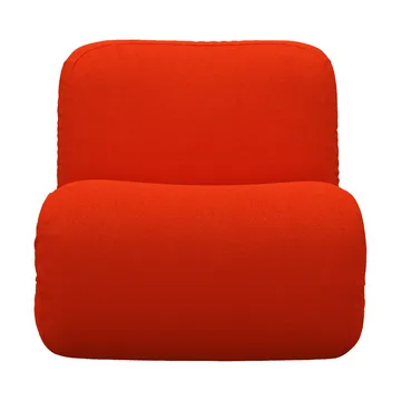 Bau poltrona - Vidar 0542 vermelho, reto - Lammhults