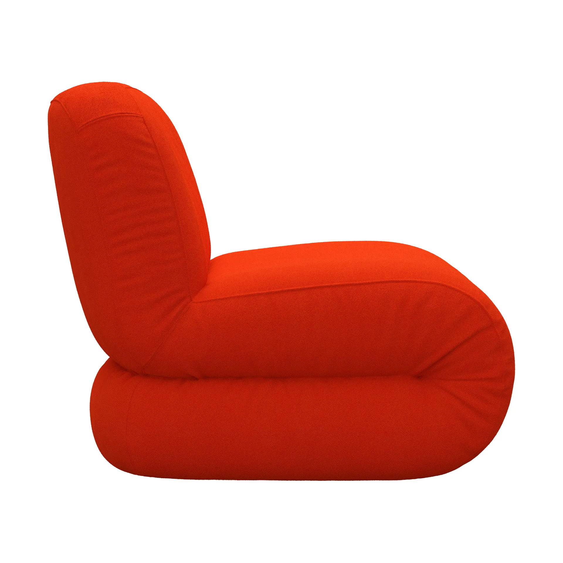Bau poltrona, Vidar 0542 vermelho, reto Lammhults