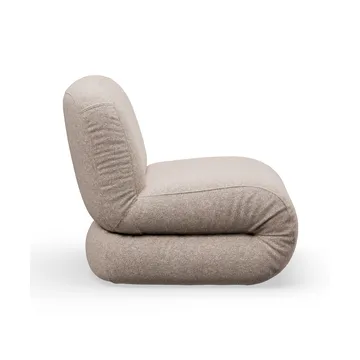 Bau poltrona - Zero Beige, reto - Lammhults