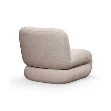 Bau poltrona - Zero Beige, reto - Lammhults