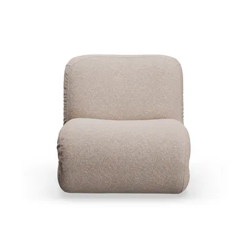 Bau poltrona - Zero Beige, reto - Lammhults