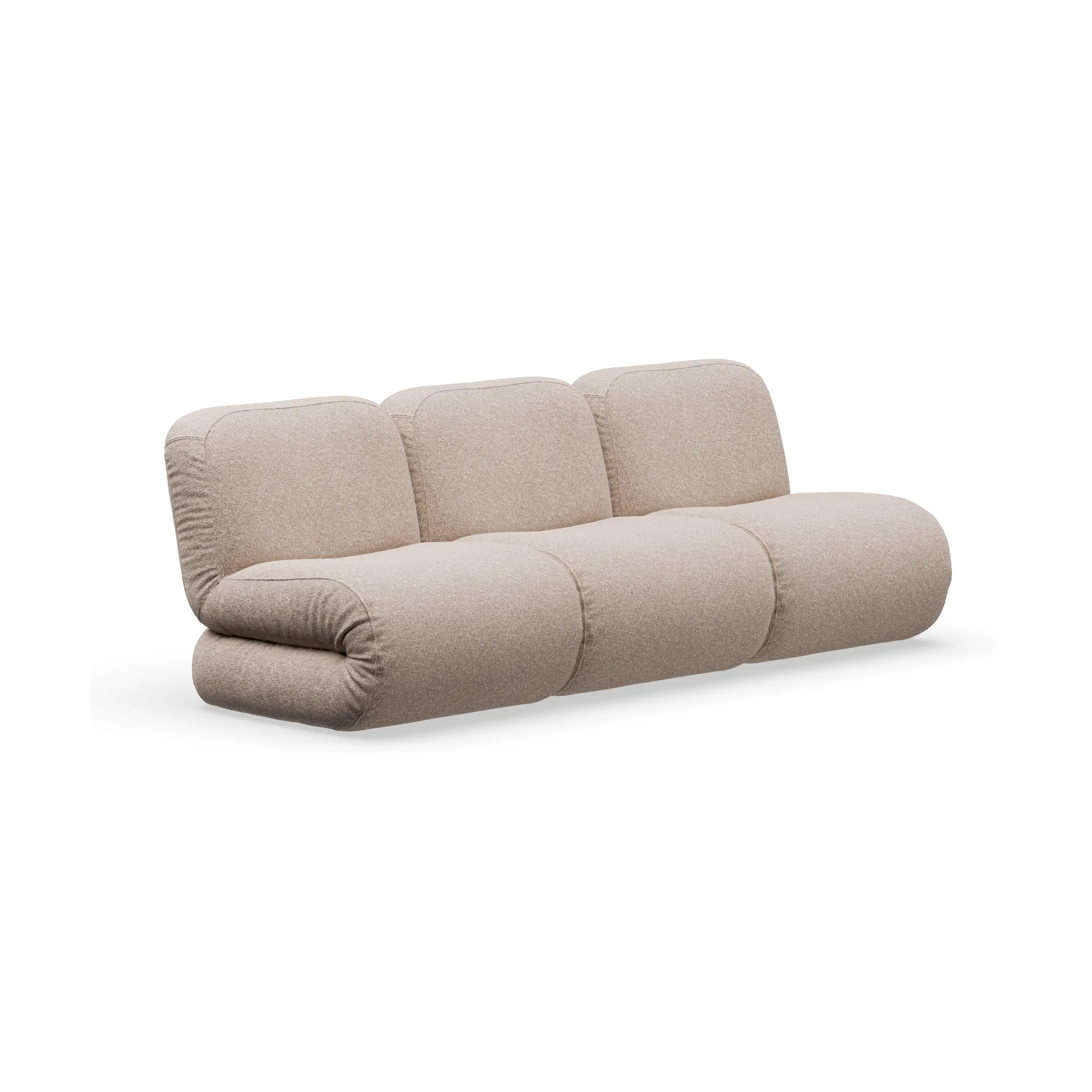 BAU sofá 3 lugares, Zero beige,  Lammhults