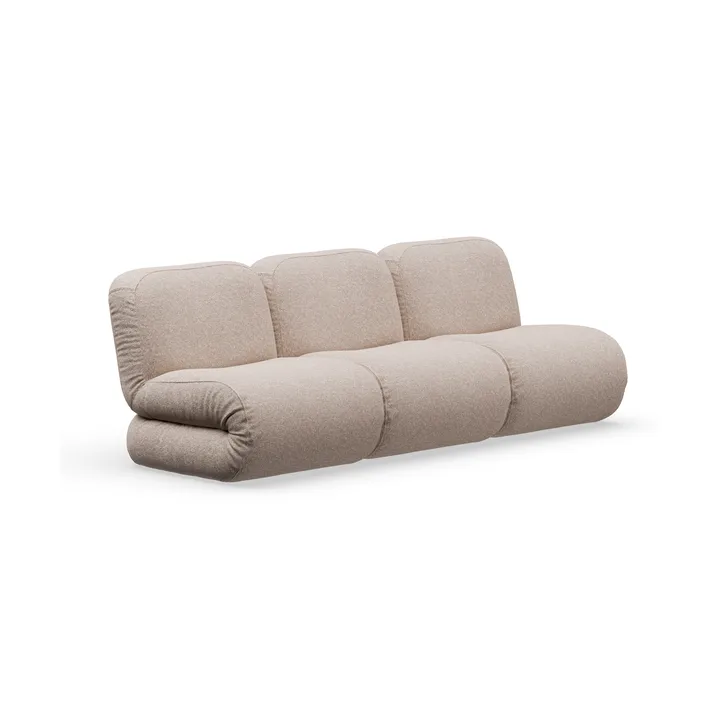 BAU sofá 3 lugares, Zero beige - Lammhults