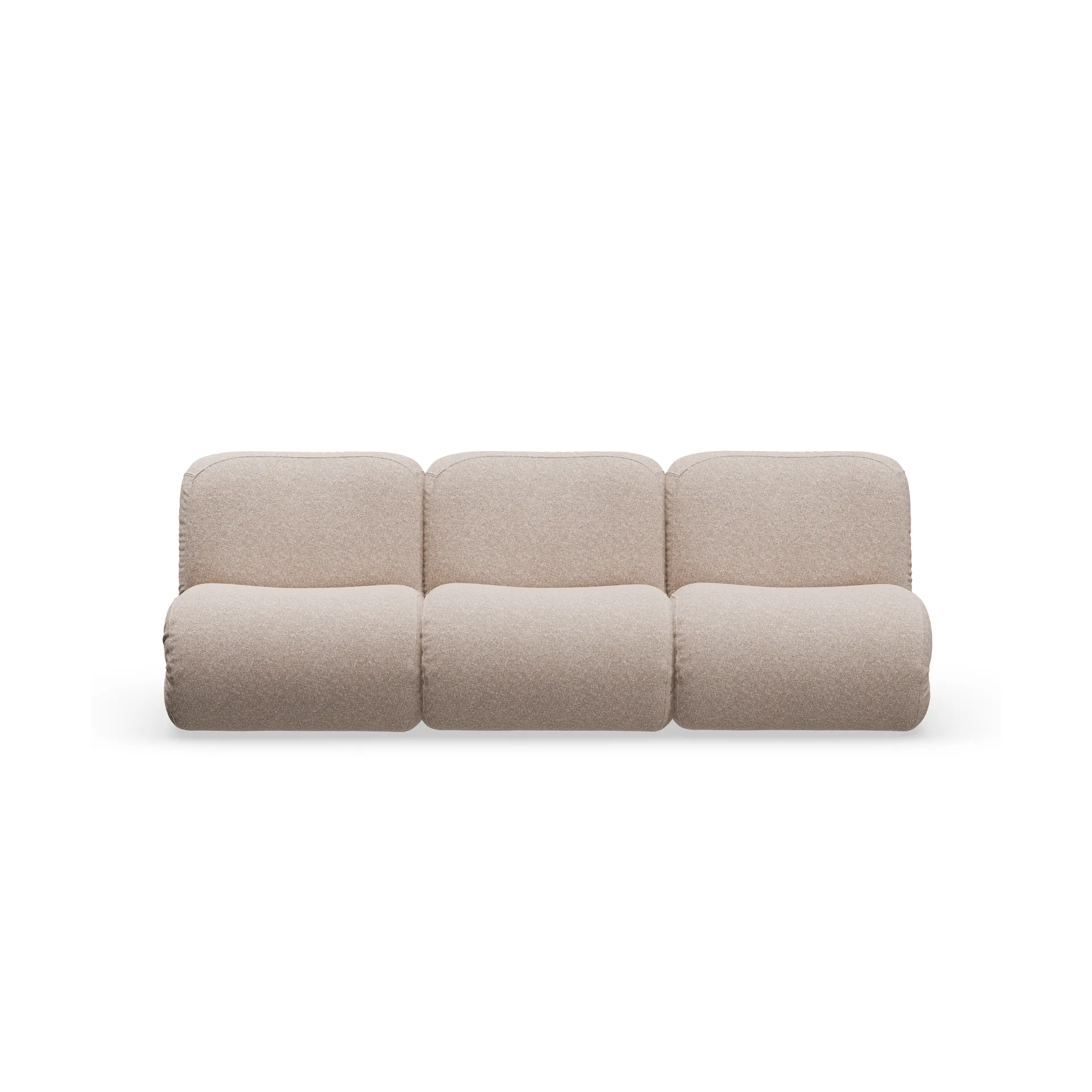 BAU sofá 3 lugares, Zero beige,  Lammhults