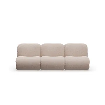 BAU sofá 3 lugares, Zero beige - Lammhults
