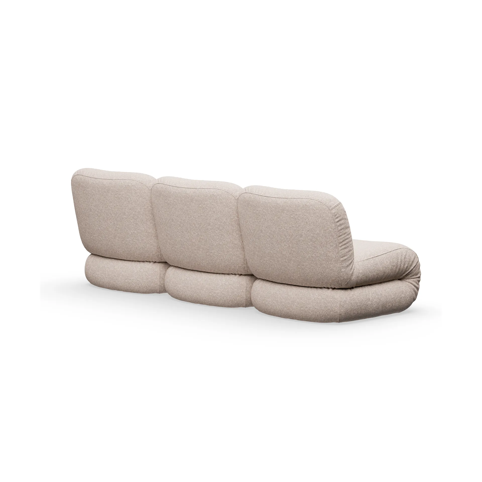 BAU sofá 3 lugares, Zero beige,  Lammhults