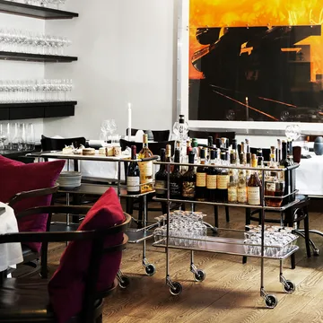 Carrinho de serviço Cargo - Laminado branco-cromo - Lammhults