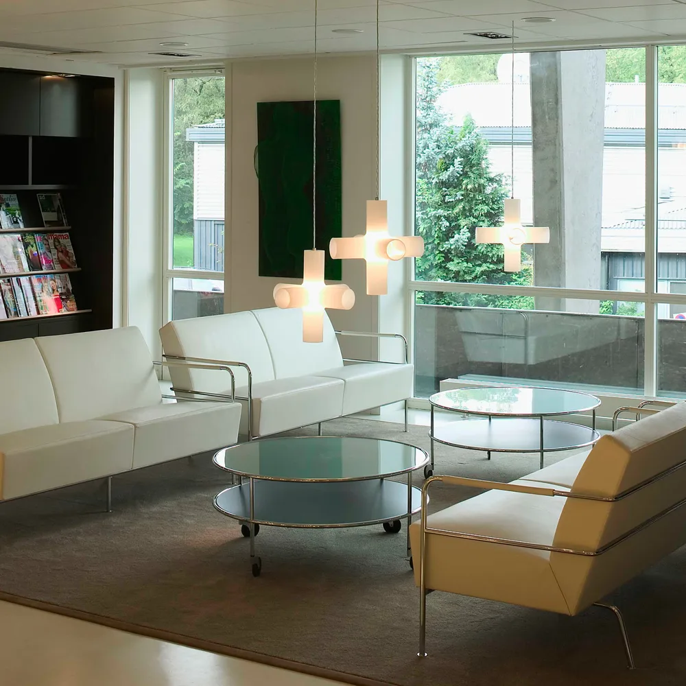 Mesa de centro Chicago III, Laminado preto-preto Lammhults