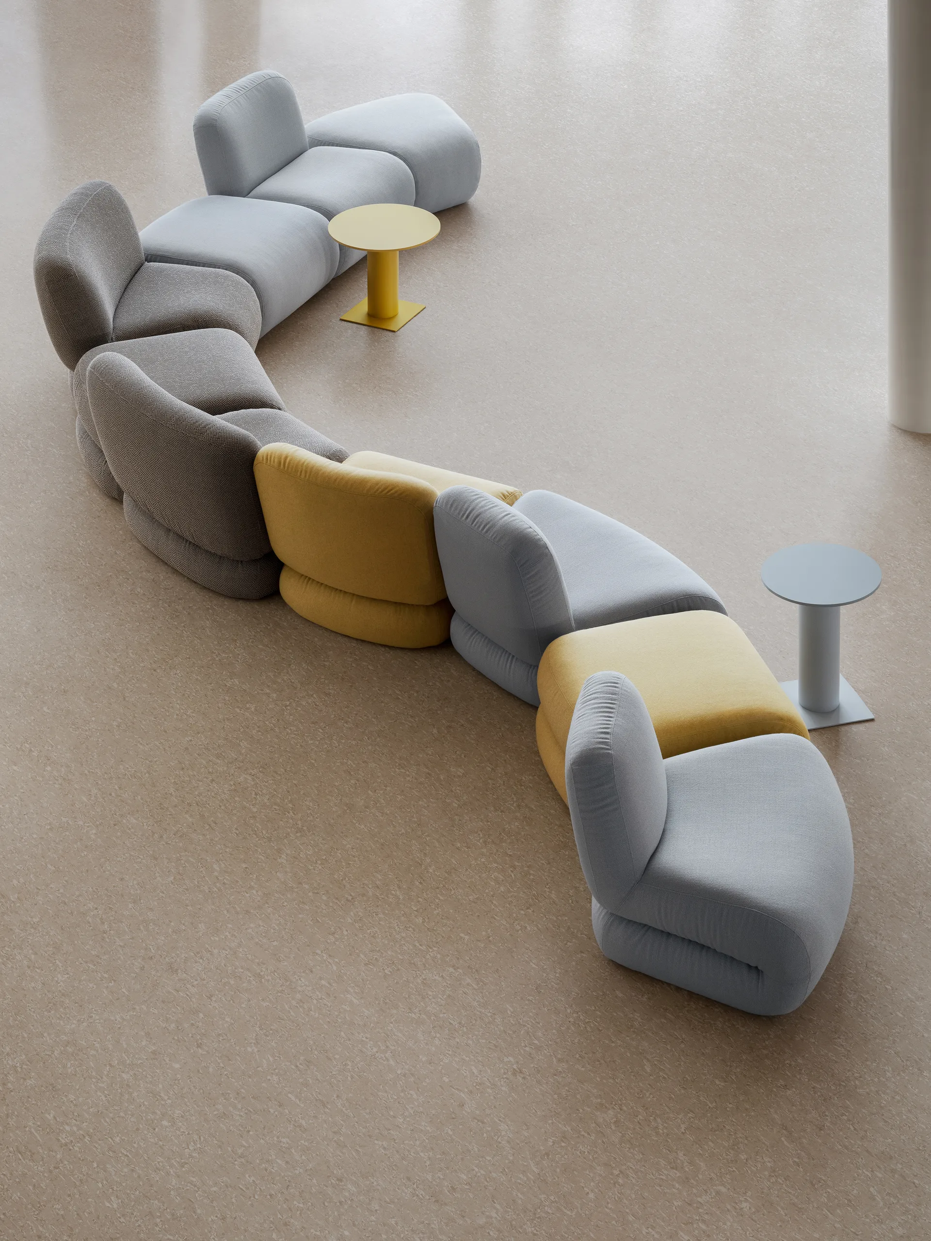 Poltrona BAU, Vidar 0542 vermelho, reto Lammhults