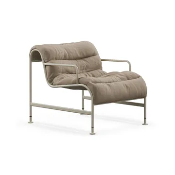 Sunny poltrona com braços - Banrum Hemp-beige estrutura - Lammhults