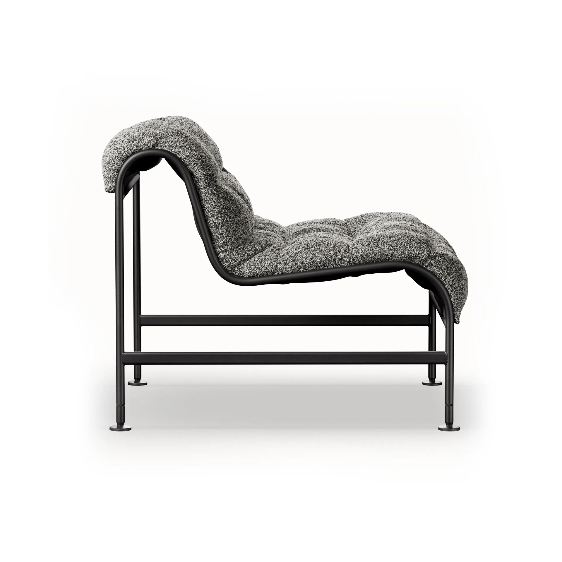 Sunny poltrona, Zero Preto–preto fosco suporte Lammhults