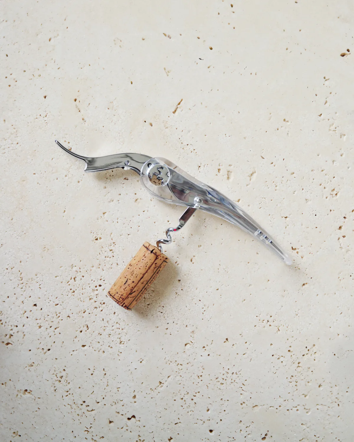 Soft machine crystal abridor de vinho, Prata L'Atelier du Vin