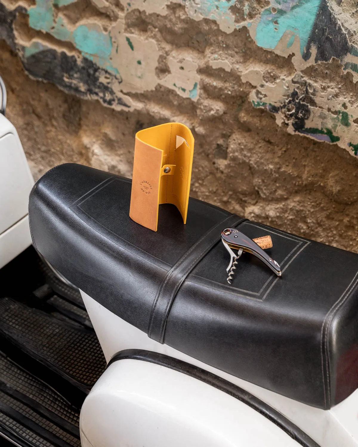 Soft machine nomad Saca-rolhas com estojo de couro, 2 peças L'Atelier du Vin