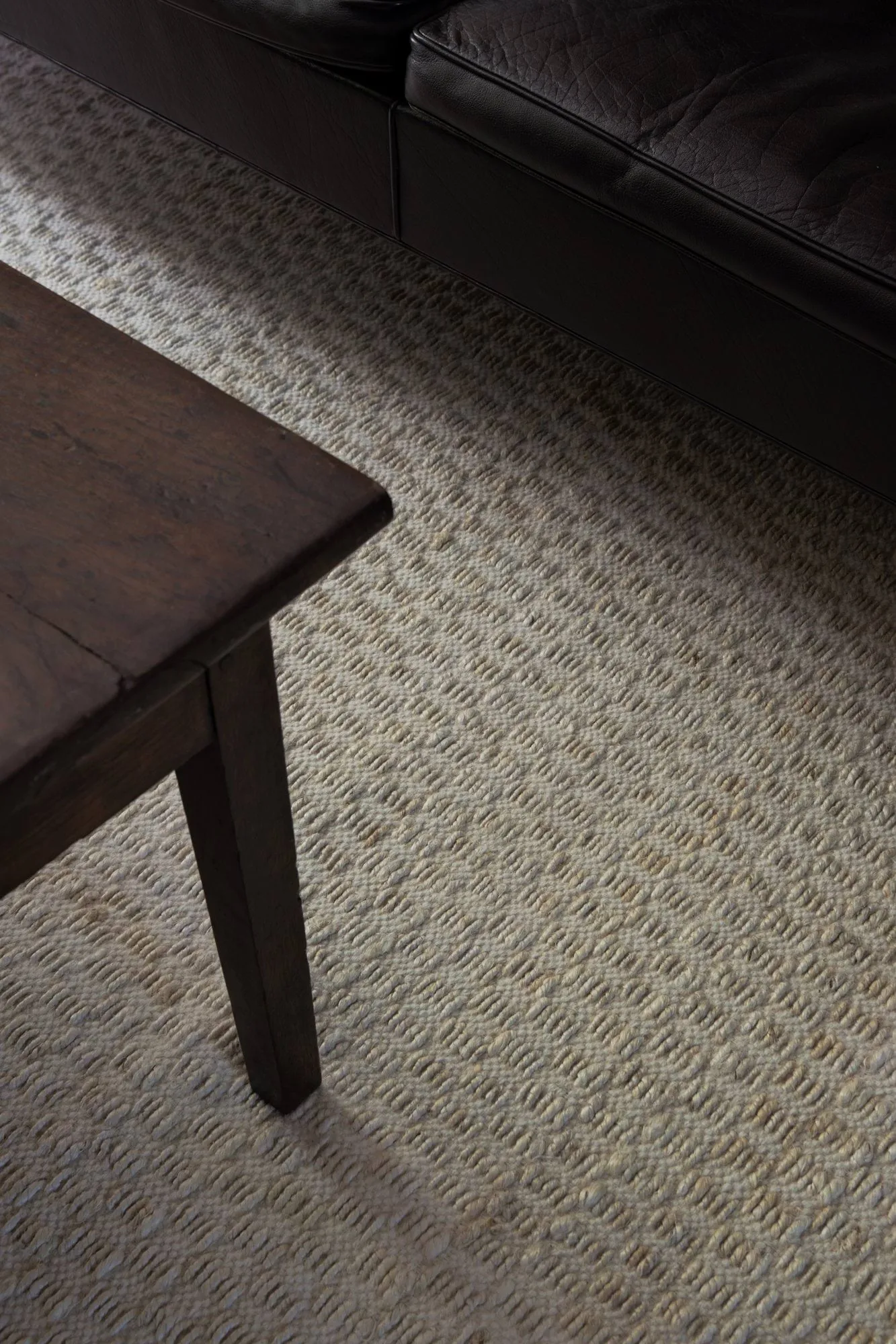 Barley tapete de juta, Bone white, 180x270 cm Layered