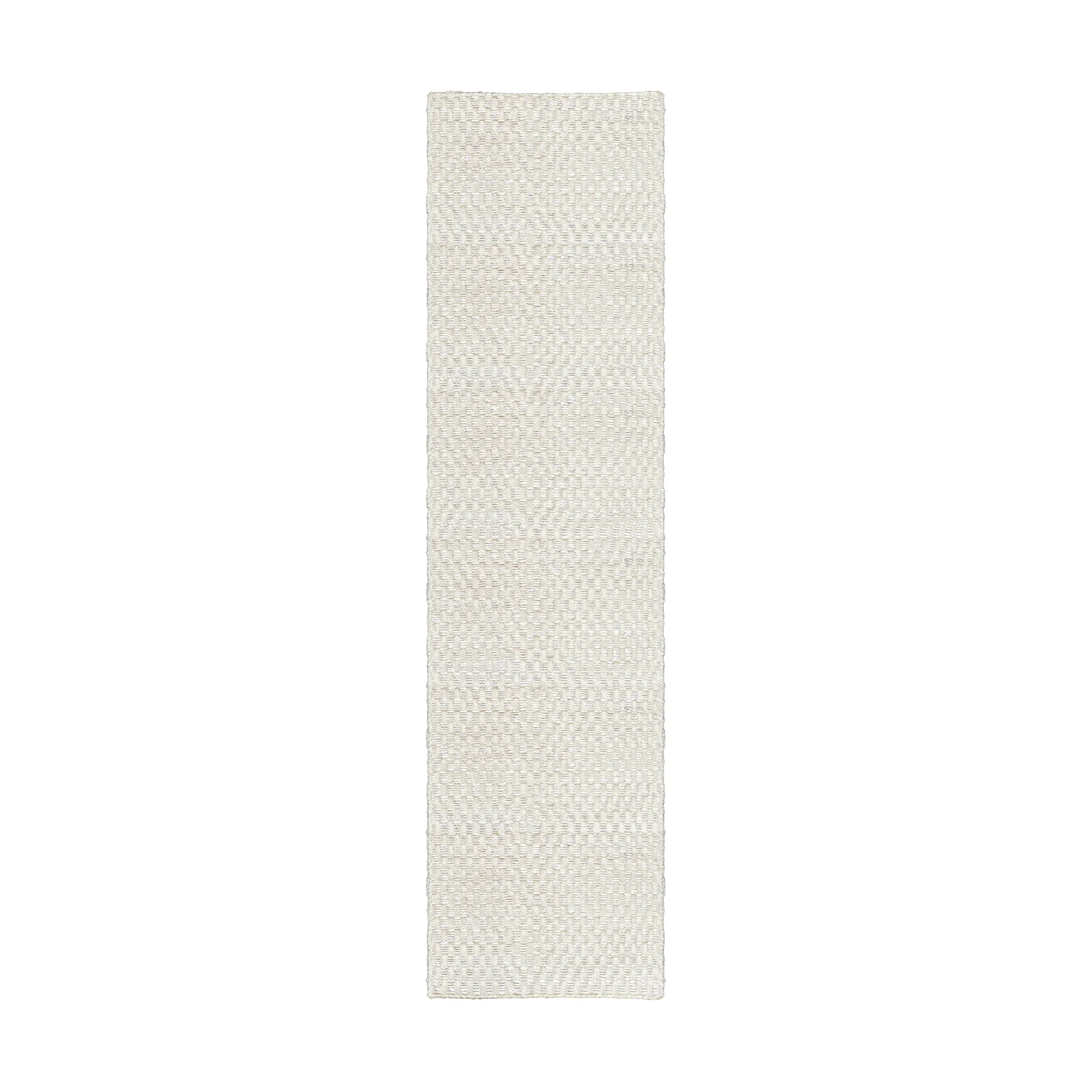 Barley tapete de juta, Bone white, 75x240 cm Layered