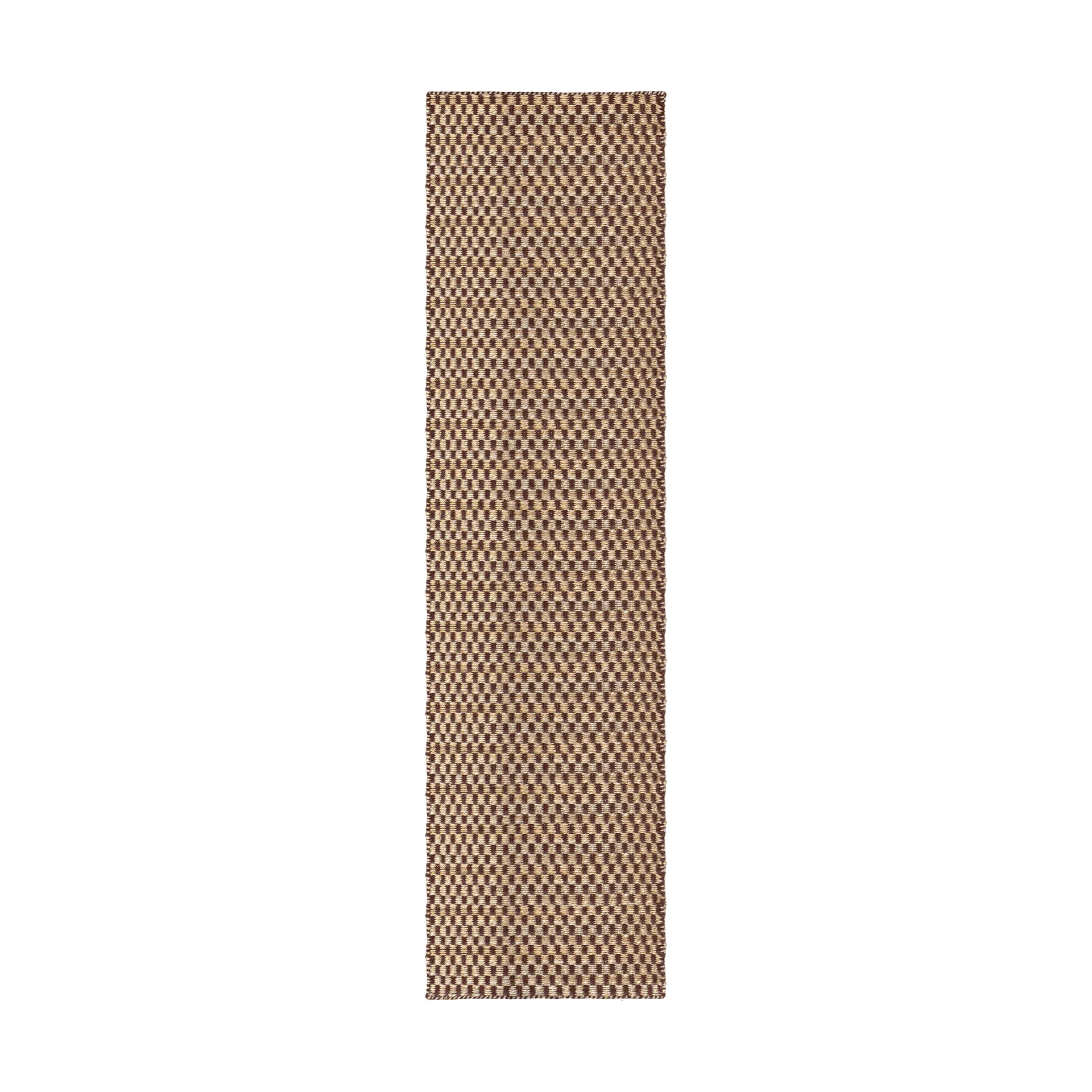 Barley tapete de juta, Castanho, 75x240 cm Layered
