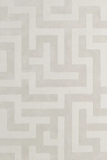 Carpete de lã, Byzantine grande - Light oatmeal, 300x400 cm - Layered