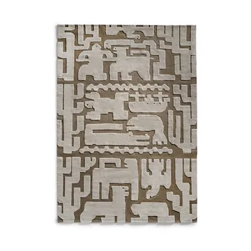 Carpete de lã Stig Lindberg Gunnel - Castanho nogueira, 180x270 cm - Layered