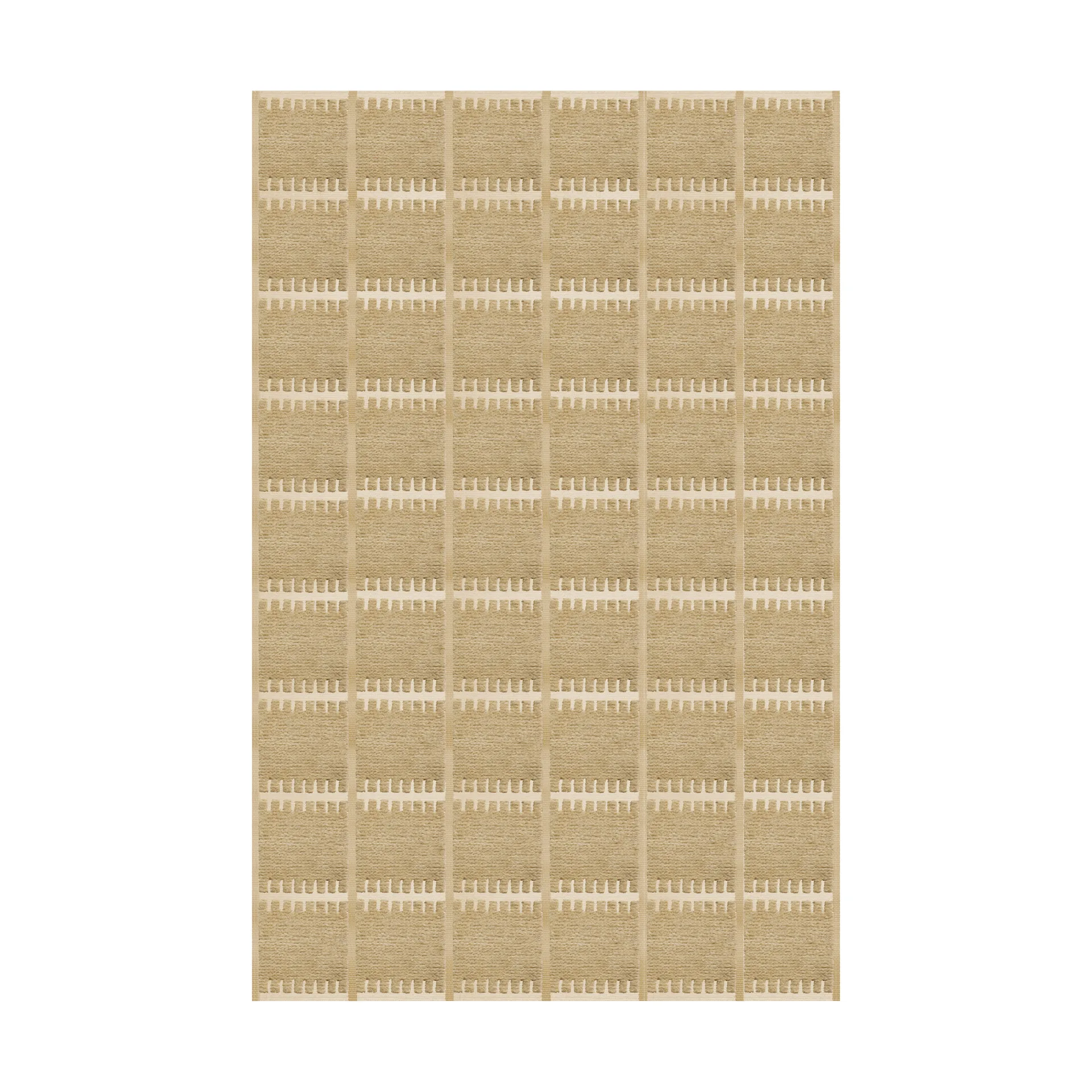 Lilly tapete de lã, Mustard. 300x400 cm Layered