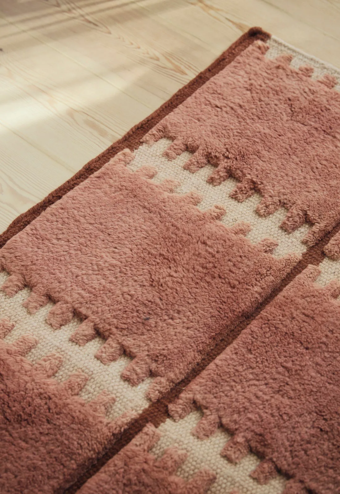 Lilly tapete de lã, Rust, 180x270 cm Layered